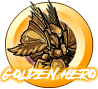 badge Golden Hero Set