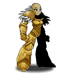 Golden Dragonslayer Armor male