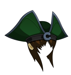 Mad Pirate-Smith's Tricorn + Locks