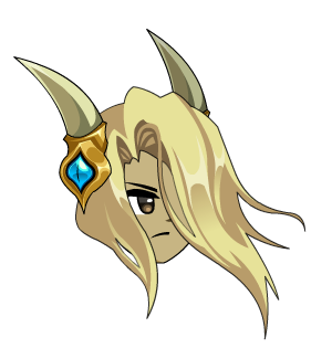 Golden Hair Horned