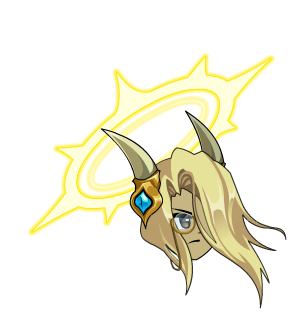 Golden Hair Horned + Runed