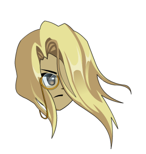 Golden Hair Visage
