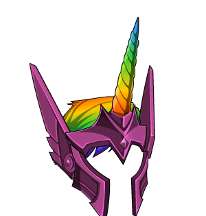 Rainbow Paladin Helm