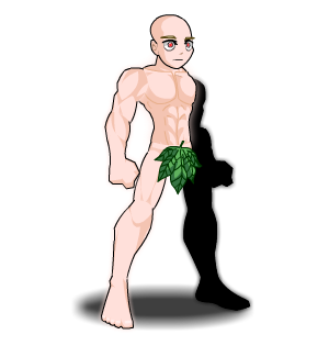 Adam in Leaf Cosplay male