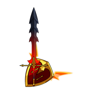 Ignited Guardian's Blade + Shield