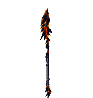 Volcanic Fire Polearm