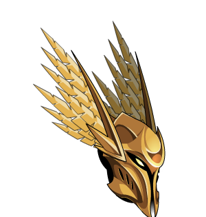 Golden Paladin Titan Helm