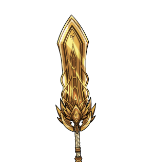 Golden Paladin Titan Blade