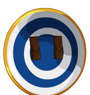 Captain Zexel's Shield on the Back