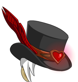 Dark Heartbreaker Top Hat