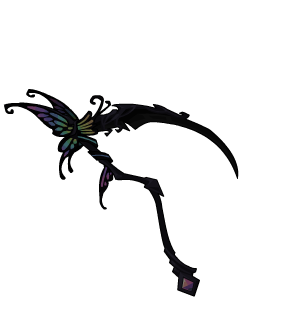 Stained Glass Faerie's Scythe Cape