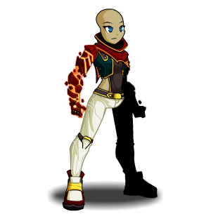 Blazing Hot Hero Gear male