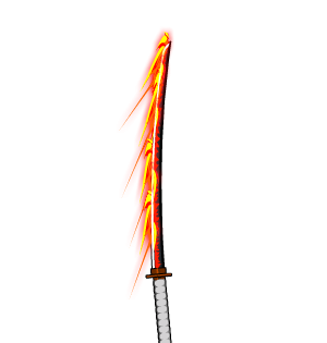 Blazing Heart Katana
