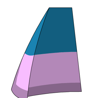 2-Striped Prismatic Beach Towel
