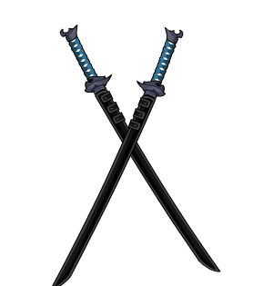 Ancient Crossed Katana