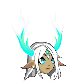 Horned Elaphinos Locks Visage