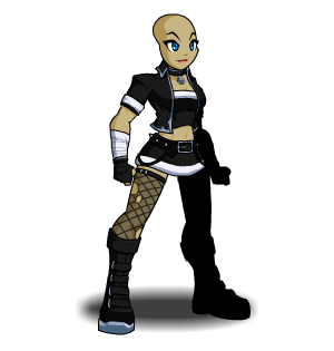 Punk Coal Elf male