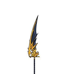 Golden Admiral Draconic Blade