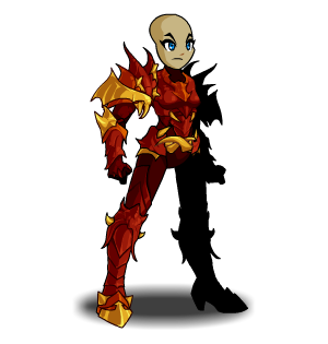 Plate Of The Garnet Dragon male