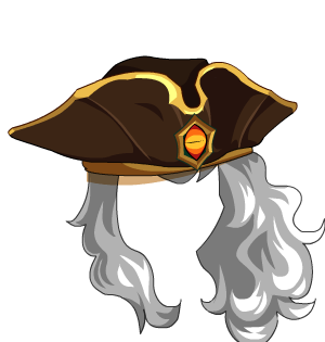 Brown Dragon's Tricorn + Locks