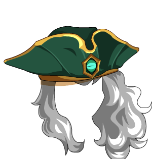 Green Dragon's Tricorn + Locks