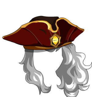 Red Dragon's Tricorn + Locks