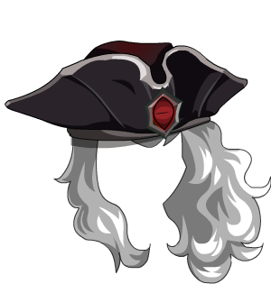 Shadow Dragon's Tricorn + Locks