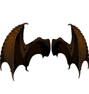 Brown Dragon's Wings