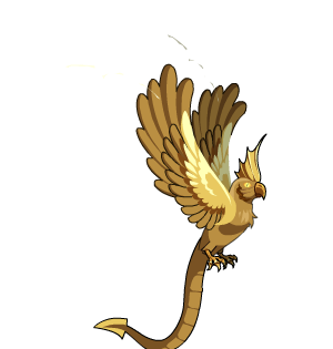 Gold Dragon's Parrot Cape