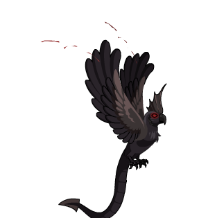 Shadow Dragon's Parrot Cape