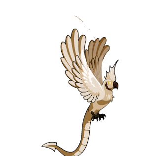 White Dragon's Parrot Cape