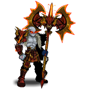 Molten Warlord’s Plate male
