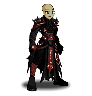 Crimson Dark Lord Armor male