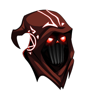 Crimson Dark Lord's Masked Hood