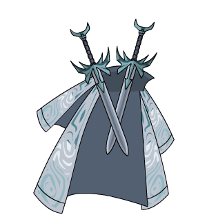 Backblades and Cloak Combo