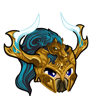 Battle Gems Golden Bobble Helm