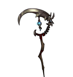 Scarlet Flame Sorcerer's Scythe