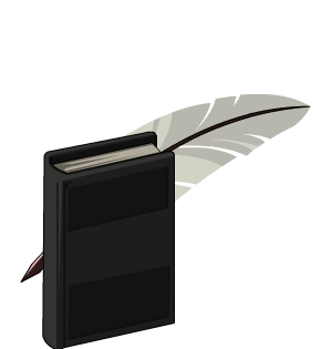 Casual Ilustrado Book And Quill