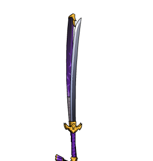 Noble Amethyst Katana and Sheath