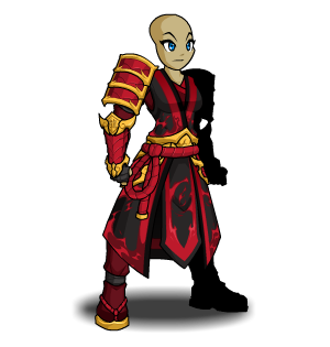 Ruby Kitsune Duelist Plate male