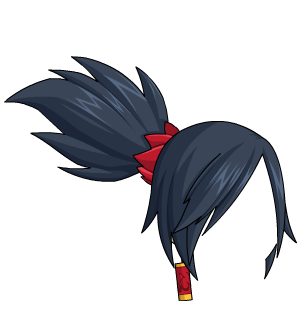 Ruby Kitsune Duelist Earring and Locks