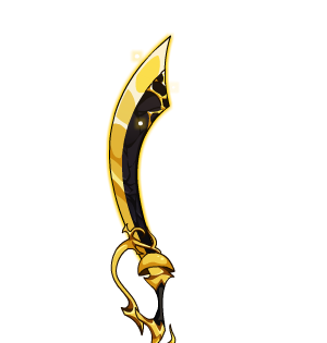 Obsidian Paladin Cutlass