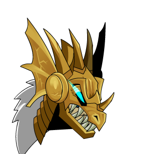 Golden Dragonslayer Helm