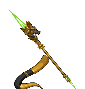 Resting Anubian Skyfall Spear
