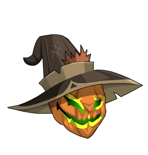 Fall ScareCrow's Pumpkin Hat